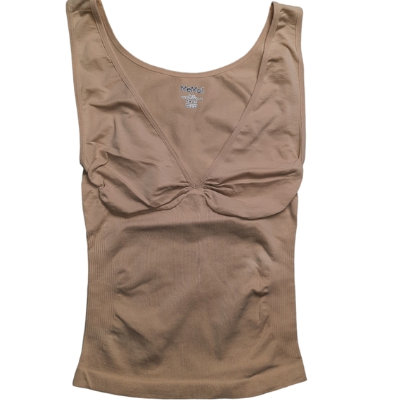 MeMoi SlimMe 2 Shaping Camis Nude/Black SZ XL - Picture 3 of 11